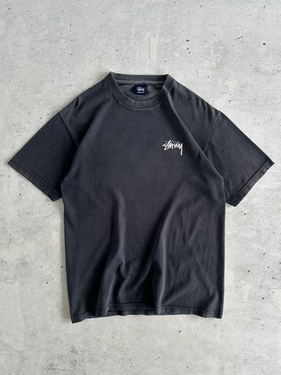 90's Stussy Koi Carp Natural Fade T Shirt (M)