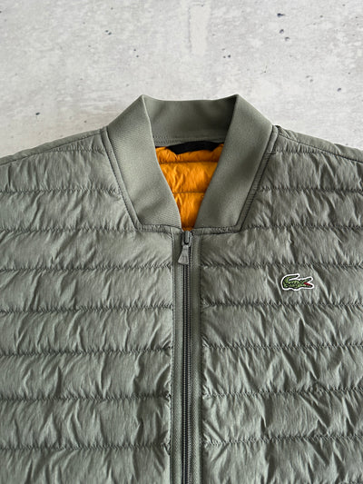 Lacoste quilted nylon Zip Up Gilet (M)
