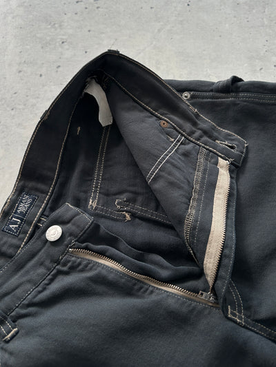 00's Armani Jeans contrast stitch Carpenter Trousers (W30 x L34)