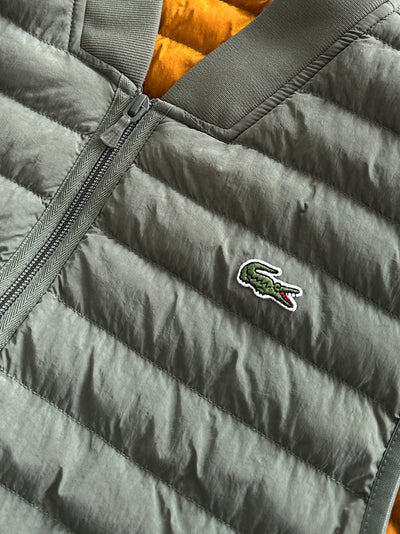Lacoste quilted nylon Zip Up Gilet (M)