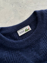 80's Chemise Lacoste Wool Crewneck Knit Jumper (XL)