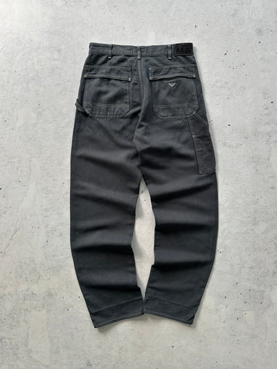 00's Armani Jeans contrast stitch Carpenter Trousers (W30 x L34)