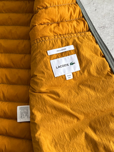 Lacoste quilted nylon Zip Up Gilet (M)