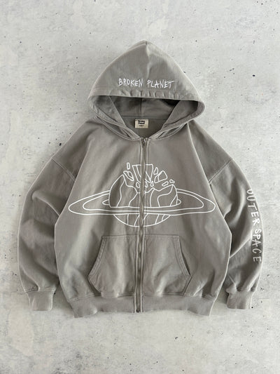 Broken Planet Heavyweight Zip Up Hoodie (M)