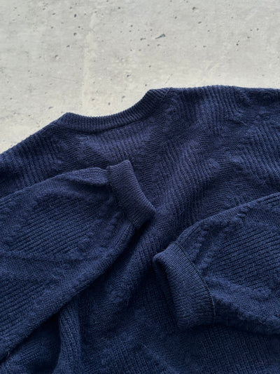 80's Chemise Lacoste Wool Crewneck Knit Jumper (XL)