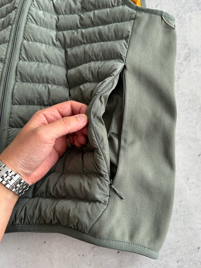 Lacoste quilted nylon Zip Up Gilet (M)