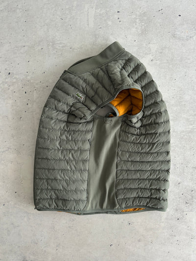 Lacoste quilted nylon Zip Up Gilet (M)