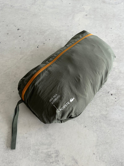 Lacoste quilted nylon Zip Up Gilet (M)