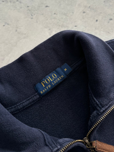 Ralph Lauren 1/4 Zip Ribbed Pullover Jumper (S)
