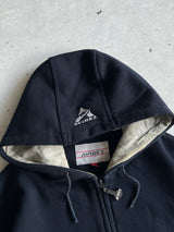 Vintage Avirex USA Embroidered Spell Out Zip Up Hoodie (L)