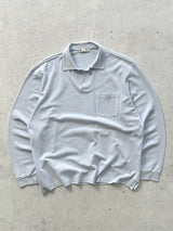 Loro Piana cotton Long Sleeve Polo Shirt (L)