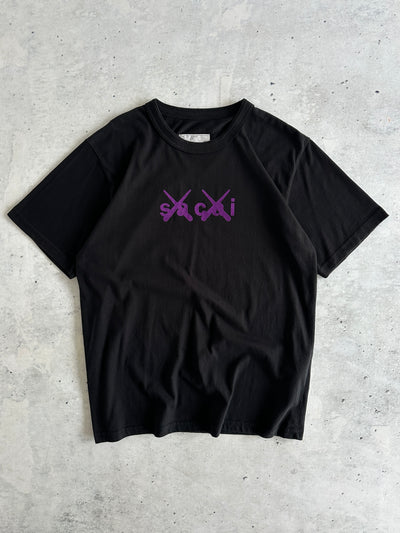AW/21 Sacai x Kaws Flock Print T Shirt (L)
