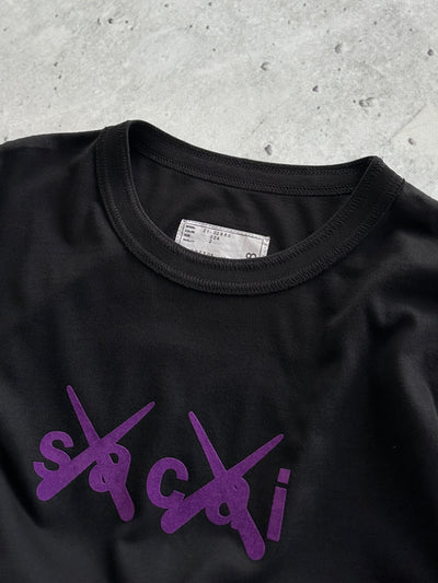 AW/21 Sacai x Kaws Flock Print T Shirt (L)