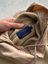 90's Moncler Nylon Hood Pullover Fleece (L)