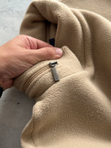 90's Moncler Nylon Hood Pullover Fleece (L)