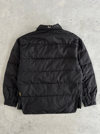 90's Armani Jeans Button Up puffer Jacket (XL)