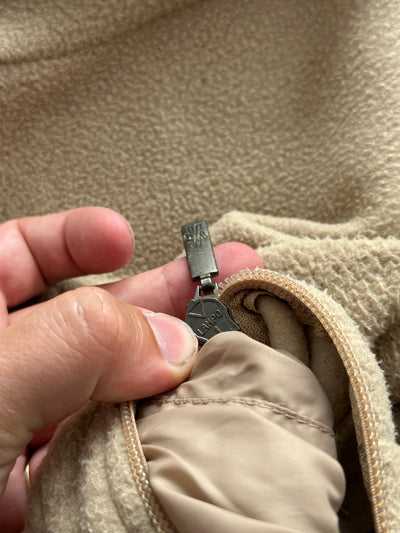 90's Moncler Nylon Hood Pullover Fleece (L)