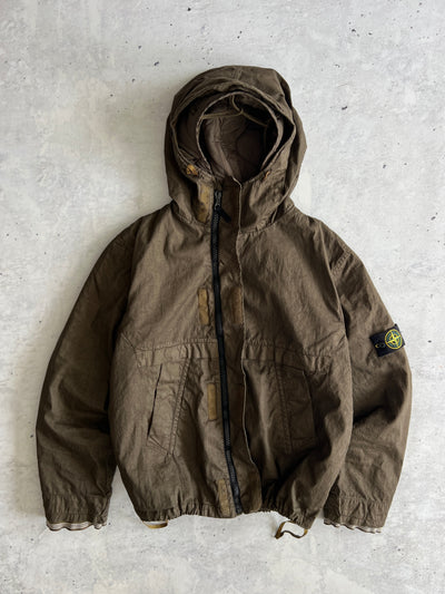 AW/05 Stone Island asymmetrical zip dutch rope 3 in 1 jacket (XL)