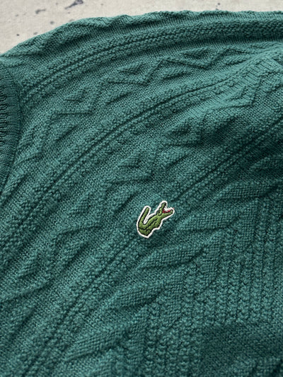 00's Lacoste Wool Chunky Crewneck Knit Jumper (L)