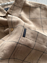 Armani Jeans linen Checked Shirt (XL)