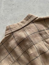 Armani Jeans linen Checked Shirt (XL)