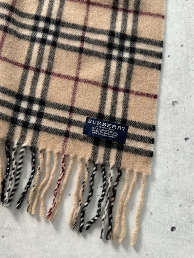 Burberry Nova Check Wool Scarf (One Size)