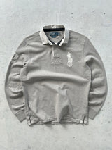 00's Ralph Lauren Big Logo Heavyweight Rugby Shirt (S)