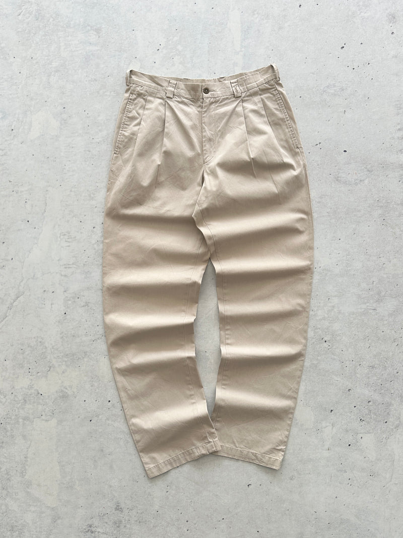 YSL Embroidered Logo Straight Leg Trousers (W30 x L32)