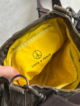 2005 Porter Yoshida & Co. Tiger Camo Denim Shoulder / Crossbody Bag (One Size)