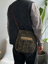 2005 Porter Yoshida & Co. Tiger Camo Denim Shoulder / Crossbody Bag (One Size)