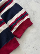 80's Chemise Lacoste Waffle Stripe Pullover Jumper (M)