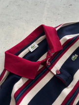 80's Chemise Lacoste Waffle Stripe Pullover Jumper (M)