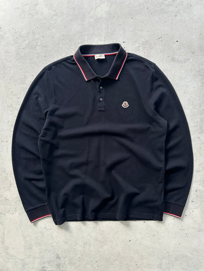 Moncler Maglia Long Sleeve Polo Shirt (XL)