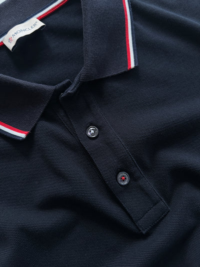Moncler Maglia Long Sleeve Polo Shirt (XL)