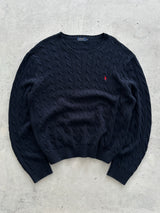 Ralph Lauren Cable Knit Crewneck Jumper (XXL)