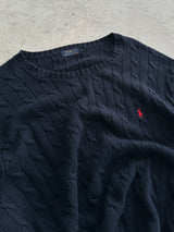 Ralph Lauren Cable Knit Crewneck Jumper (XXL)