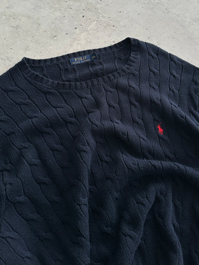 Ralph Lauren Cable Knit Crewneck Jumper (XXL)