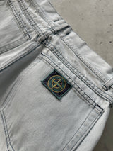 90's Stone Island Green Edge Denim Jeans (W28 x L30)
