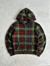 90's Ralph Lauren Heavyweight plaid Hoodie (M)