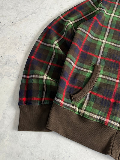 90's Ralph Lauren Heavyweight plaid Hoodie (M)