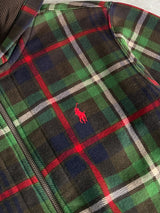 90's Ralph Lauren Heavyweight plaid Hoodie (M)