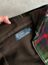 90's Ralph Lauren Heavyweight plaid Hoodie (M)
