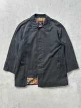 90's Burberry removable wool lining nova check Trench Coat (XL)