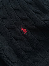 Ralph Lauren Cable Knit Crewneck Jumper (L)