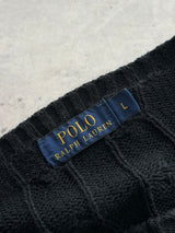 Ralph Lauren Cable Knit Crewneck Jumper (L)