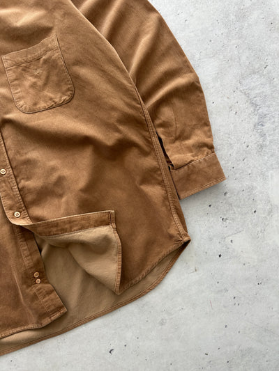 00's Burberry Nova Check Corduroy Long Sleeve Shirt (L)