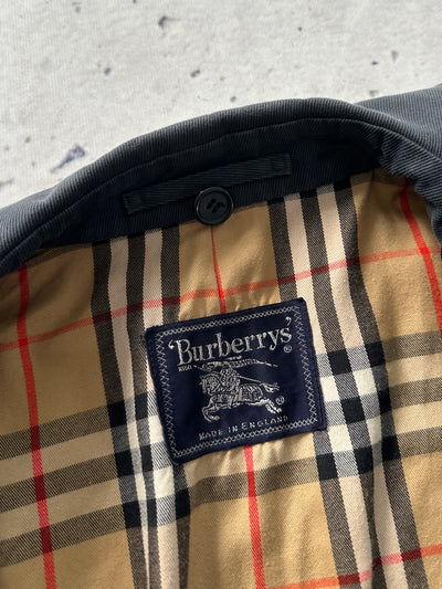 90's Burberry removable wool lining nova check Trench Coat (XL)