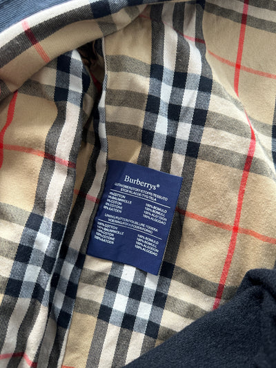 90's Burberry removable wool lining nova check Trench Coat (XL)