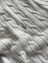 Ralph Lauren Crewneck Cable Knit Jumper (L)