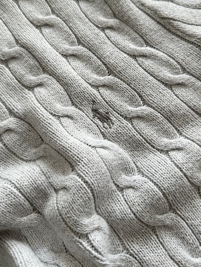 Ralph Lauren Crewneck Cable Knit Jumper (L)
